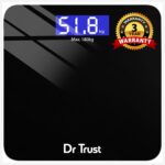 Electronic Zen Rechargeable Digital Personal Weighing Scale for Human Body with Temperature Display