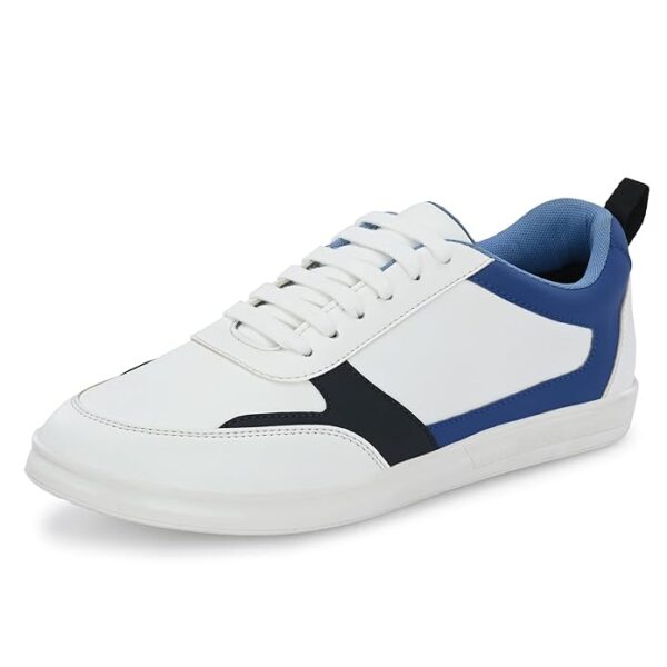 Centrino Men's Casual Shoes Fashion Lace Up Non-Slip Flats Trendy Stylish All Day Comfortable Lightweight Sneakers with Extra Comfort on Heel (6580)
