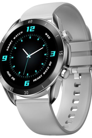 Fire-Boltt Legacy Luxury Smartwatch | 1.43" AMOLED Display with Always On | Bluetooth Calling & Voice Assistant | Wireless Charging | Health & Fitness Tracker with 110+ Sports Modes (Grey Silicone)